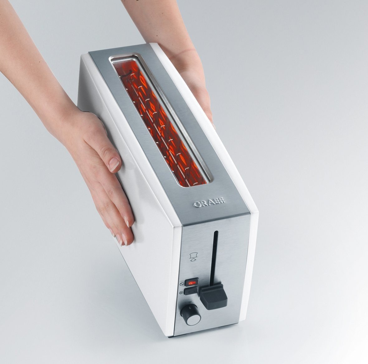 Тостер TO 91 weiss, 38 см, алюминий/нержавеющая сталь, белый